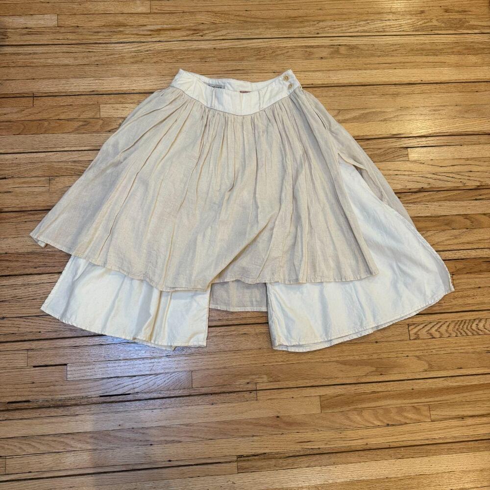 Kapital white cream skirt